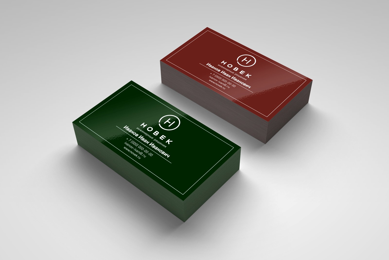 Односторонние визитки в Москве